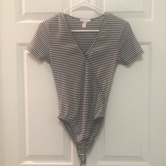 Striped bodysuit - Picture 1 of 3